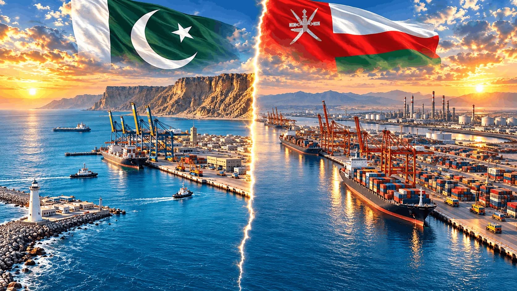 Pakistan Oman Gwadar-Sohar Sister Ports Plan to Boost Trade